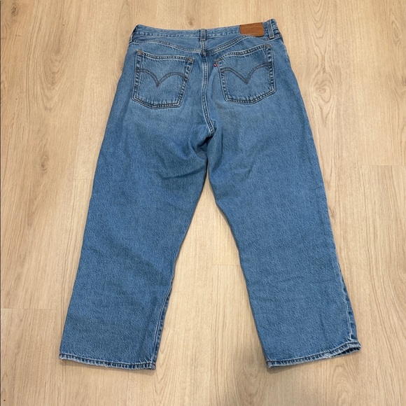 Levi’s size 31 Ribcage Straight Classic Blue Jeans - Picture 7 of 7